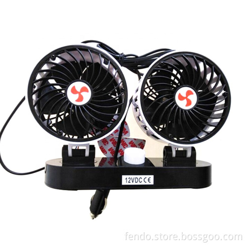 6 Inch Dual Head Auto Cooling Air Fan for Car (12V/24V)
